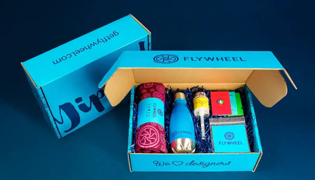 Branded merchandise produced for a client