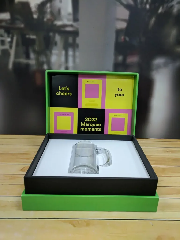 Custom packaging produced for a client gifting program